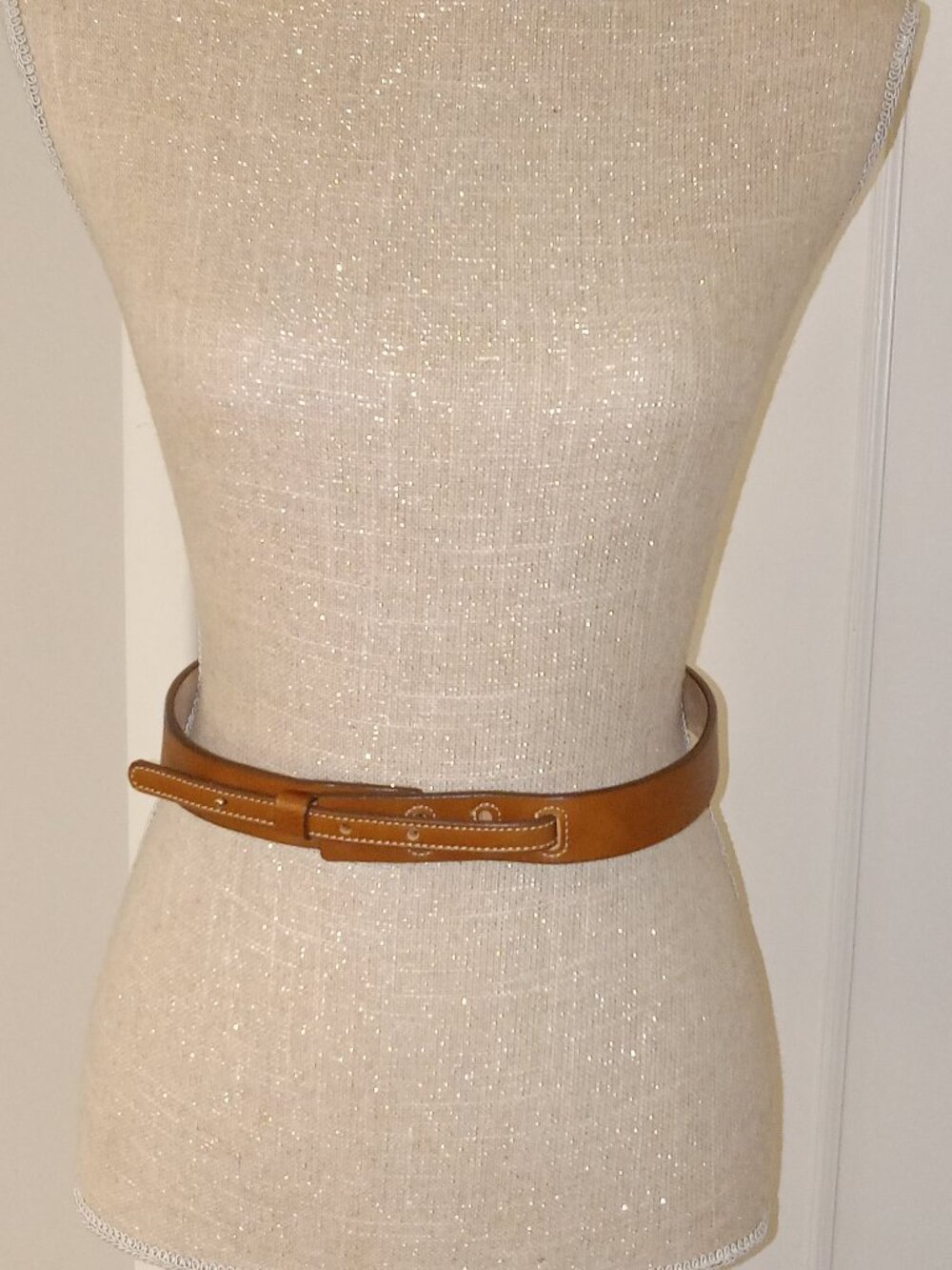 Tilley Canada Cognac Leather Belt -L-| Made in Canada | Genuine Leather